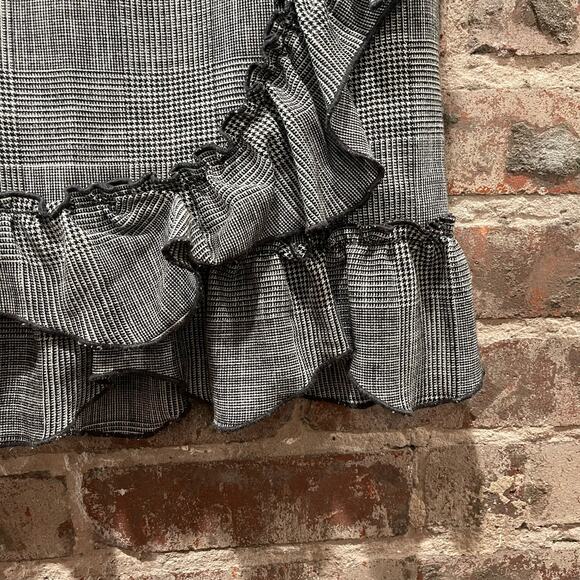 Rebecca Taylor Plaid Ruffle Skirt Size 2 - Picture 6 of 9